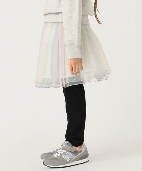 SHIPS / シップス ミニ・ひざ丈スカート | 《一部追加予約》SHIPS Colors:90〜140cm/〈手洗い可能〉チュールギャザースカート◆ | 詳細11