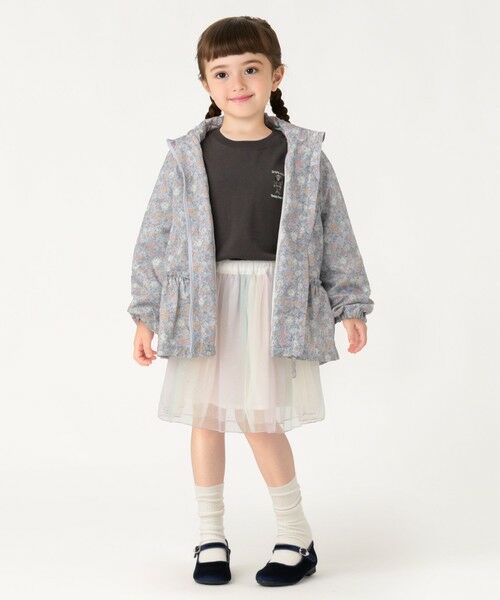 SHIPS / シップス ミニ・ひざ丈スカート | 《一部追加予約》SHIPS Colors:90〜140cm/〈手洗い可能〉チュールギャザースカート◆ | 詳細13