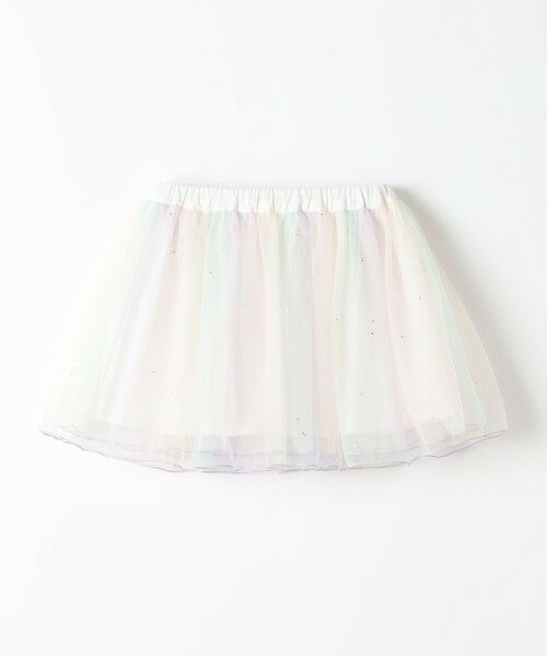 SHIPS / シップス ミニ・ひざ丈スカート | 《一部追加予約》SHIPS Colors:90〜140cm/〈手洗い可能〉チュールギャザースカート◆ | 詳細2