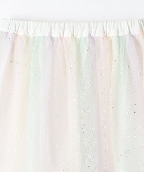 SHIPS / シップス ミニ・ひざ丈スカート | 《一部追加予約》SHIPS Colors:90〜140cm/〈手洗い可能〉チュールギャザースカート◆ | 詳細6