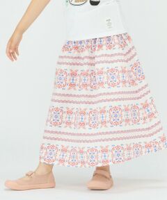 SHIPS / シップス ミニ・ひざ丈スカート | SHIPS Colors:〈洗濯機可能〉2WAY プリント スカート(100~140cm)