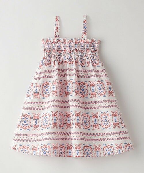 SHIPS / シップス ミニ・ひざ丈スカート | SHIPS Colors:〈洗濯機可能〉2WAY プリント スカート(100~140cm) | 詳細1