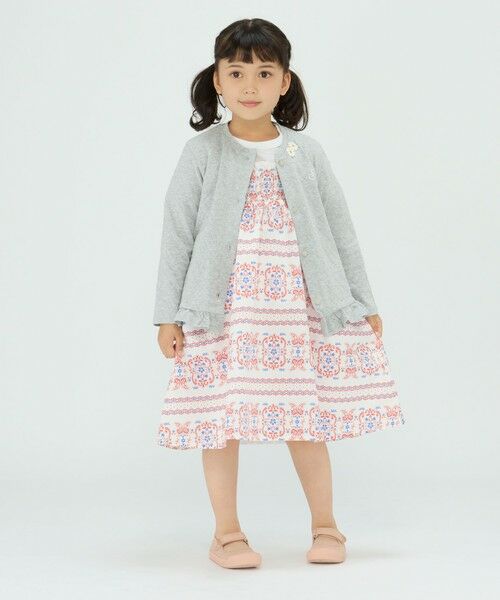 SHIPS / シップス ミニ・ひざ丈スカート | SHIPS Colors:〈洗濯機可能〉2WAY プリント スカート(100~140cm) | 詳細13