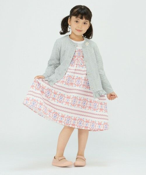 SHIPS / シップス ミニ・ひざ丈スカート | SHIPS Colors:〈洗濯機可能〉2WAY プリント スカート(100~140cm) | 詳細20