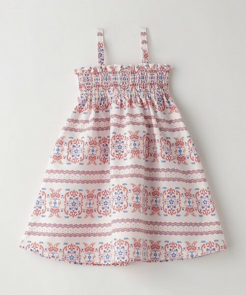 SHIPS / シップス ミニ・ひざ丈スカート | SHIPS Colors:〈洗濯機可能〉2WAY プリント スカート(100~140cm) | 詳細2