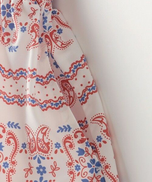 SHIPS / シップス ミニ・ひざ丈スカート | SHIPS Colors:〈洗濯機可能〉2WAY プリント スカート(100~140cm) | 詳細7