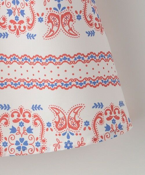 SHIPS / シップス ミニ・ひざ丈スカート | SHIPS Colors:〈洗濯機可能〉2WAY プリント スカート(100~140cm) | 詳細8