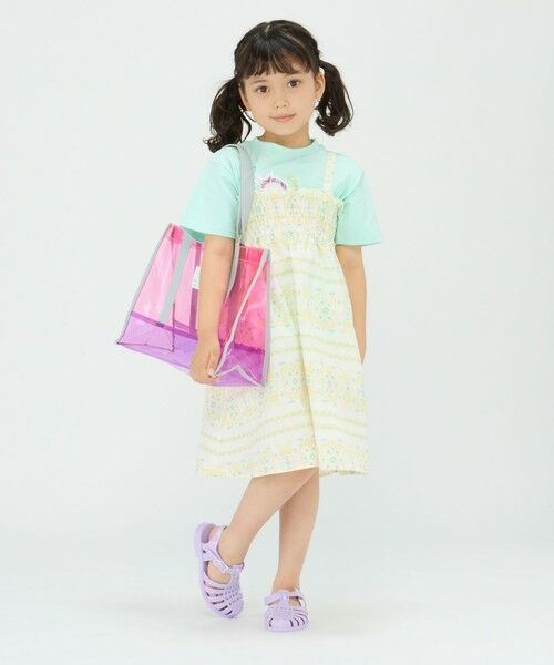 SHIPS / シップス ミニ・ひざ丈スカート | SHIPS Colors:〈洗濯機可能〉2WAY プリント スカート(100~140cm) | 詳細24