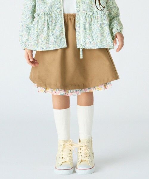 SHIPS / シップス ミニ・ひざ丈スカート | SHIPS Colors: 100~140cm /〈洗濯機可能〉リバーシブル 2WAY スカート | 詳細13