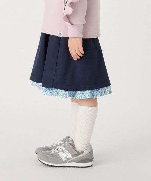 SHIPS / シップス ミニ・ひざ丈スカート | SHIPS Colors: 100~140cm /〈洗濯機可能〉リバーシブル 2WAY スカート | 詳細20