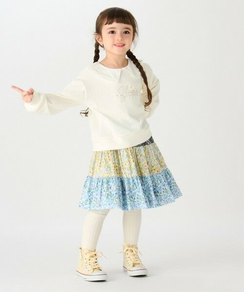 SHIPS / シップス ミニ・ひざ丈スカート | SHIPS Colors: 100~140cm /〈洗濯機可能〉リバーシブル 2WAY スカート | 詳細23