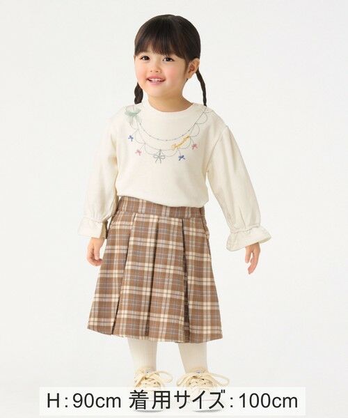 SHIPS / シップス ミニ・ひざ丈スカート | SHIPS Colors:100〜140cm /〈洗濯機可能〉 リンク チェック スカート | 詳細12