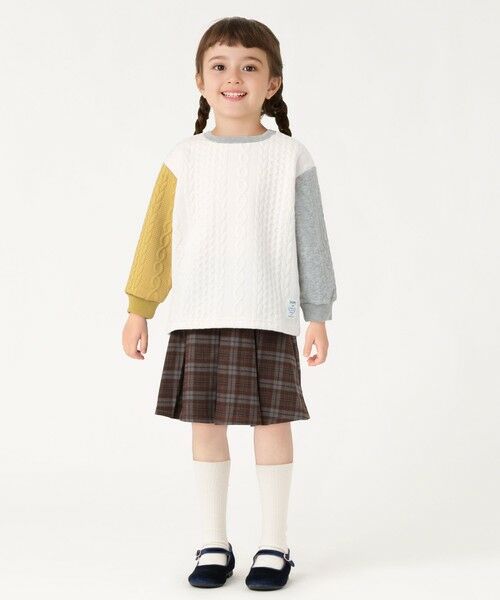 SHIPS / シップス ミニ・ひざ丈スカート | SHIPS Colors:100〜140cm /〈洗濯機可能〉 リンク チェック スカート | 詳細15