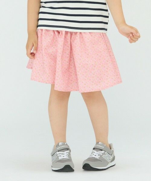 SHIPS / シップス ショート・ハーフ・半端丈パンツ | SHIPS Colors:〈洗濯機可能〉フラワー プリント ガウチョ パンツ(80~130cm) | 詳細13