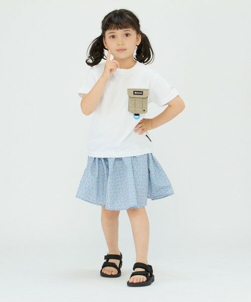 SHIPS / シップス ショート・ハーフ・半端丈パンツ | SHIPS Colors:〈洗濯機可能〉フラワー プリント ガウチョ パンツ(80~130cm) | 詳細24