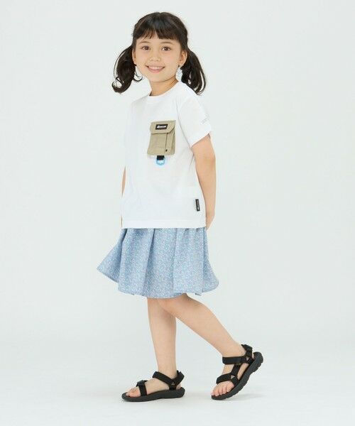 SHIPS / シップス ショート・ハーフ・半端丈パンツ | SHIPS Colors:〈洗濯機可能〉フラワー プリント ガウチョ パンツ(80~130cm) | 詳細25