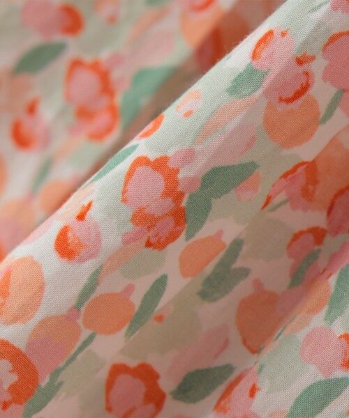 SHIPS / シップス ショート・ハーフ・半端丈パンツ | 《新色予約》SHIPS Colors:90〜140cm/〈洗濯機可能〉フラワー タック キュロット◆ | 詳細2