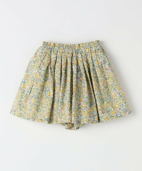 SHIPS / シップス ショート・ハーフ・半端丈パンツ | 《新色予約》SHIPS Colors:90〜140cm/〈洗濯機可能〉フラワー タック キュロット◆ | 詳細5