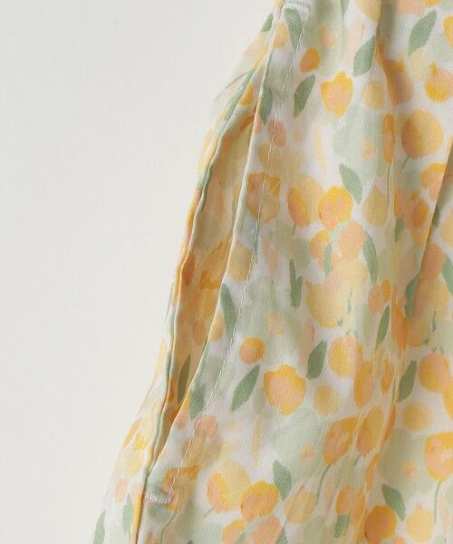 SHIPS / シップス ショート・ハーフ・半端丈パンツ | 《新色予約》SHIPS Colors:90〜140cm/〈洗濯機可能〉フラワー タック キュロット◆ | 詳細14