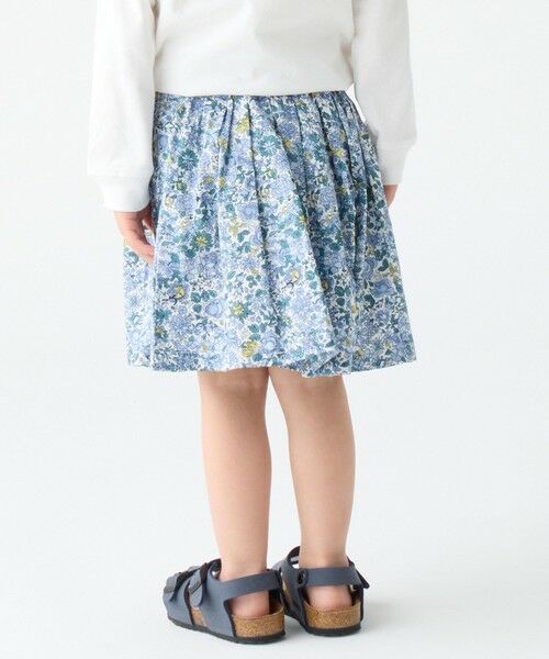 SHIPS / シップス ショート・ハーフ・半端丈パンツ | SHIPS Colors:90〜140cm / 〈洗濯機可能〉フラワー タック キュロット | 詳細17