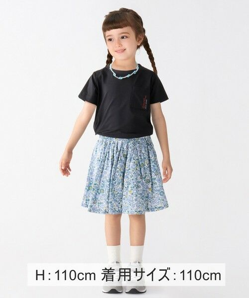 SHIPS / シップス ショート・ハーフ・半端丈パンツ | SHIPS Colors:90〜140cm / 〈洗濯機可能〉フラワー タック キュロット | 詳細18