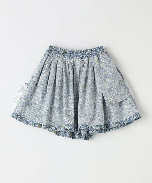 SHIPS / シップス ショート・ハーフ・半端丈パンツ | SHIPS Colors:90〜140cm / 〈洗濯機可能〉フラワー タック キュロット | 詳細7