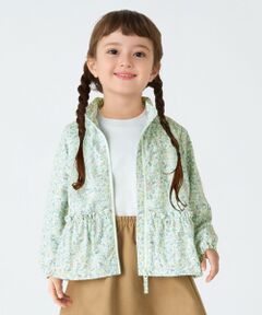 SHIPS / シップス ブルゾン | SHIPS Colors:80〜130cm /フラワープリント ジップフード ブルゾン◇