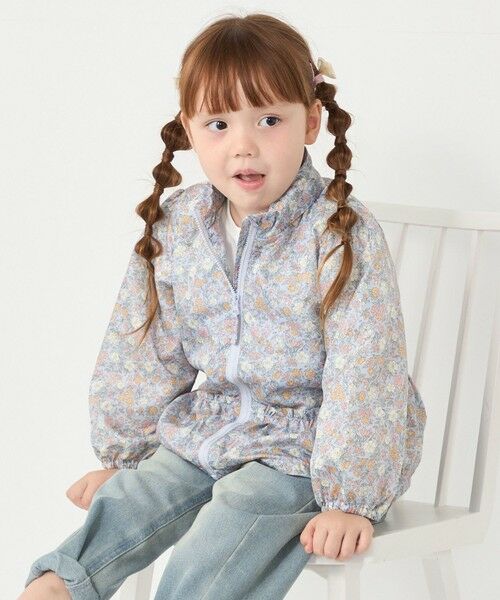 SHIPS / シップス ブルゾン | 《一部追加予約》SHIPS Colors:80〜130cm /フラワープリント ジップフード ブルゾン◆ | 詳細25