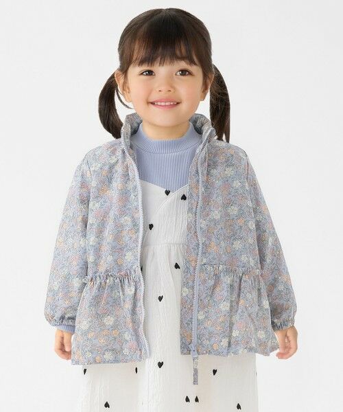 SHIPS / シップス ブルゾン | 《一部追加予約》SHIPS Colors:80〜130cm /フラワープリント ジップフード ブルゾン◆ | 詳細26