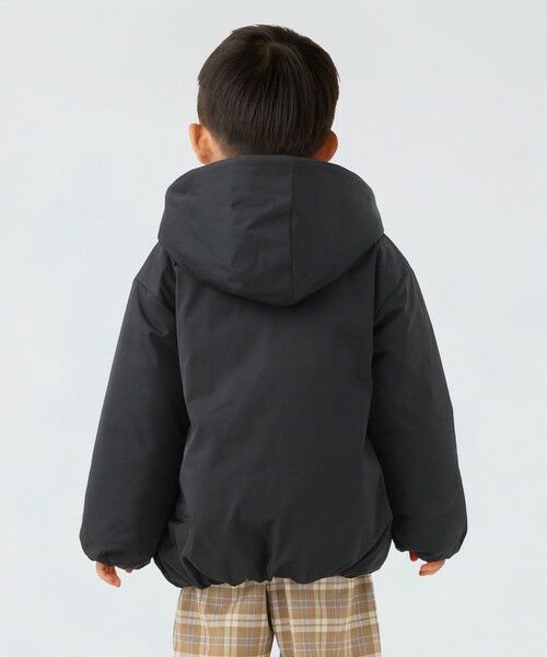 SHIPS / シップス ダウンジャケット・ベスト | SHIPS Colors:90〜140cm /〈洗濯機可能〉パディング フード ブルゾン | 詳細4