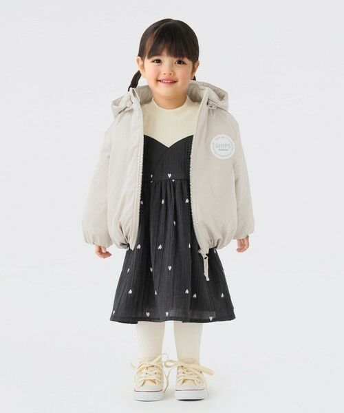 SHIPS / シップス ダウンジャケット・ベスト | SHIPS Colors:90〜140cm /〈洗濯機可能〉パディング フード ブルゾン | 詳細18