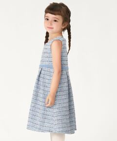 SHIPS / シップス ロング・マキシ丈ワンピース | SHIPS Colors:120〜130cm / オケージョン ツイード ワンピース