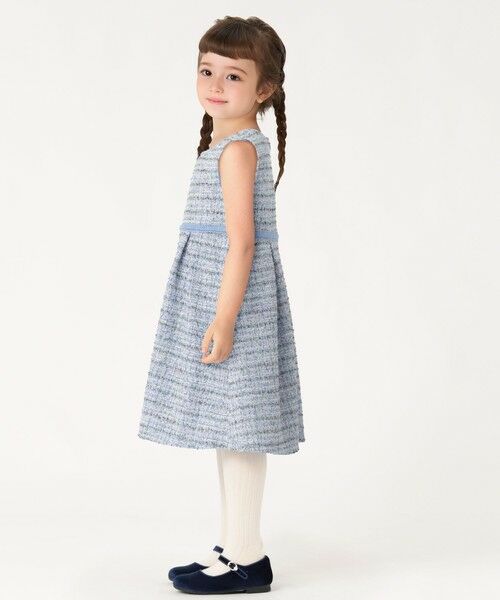 SHIPS / シップス ロング・マキシ丈ワンピース | SHIPS Colors:120〜130cm / オケージョン ツイード ワンピース | 詳細15