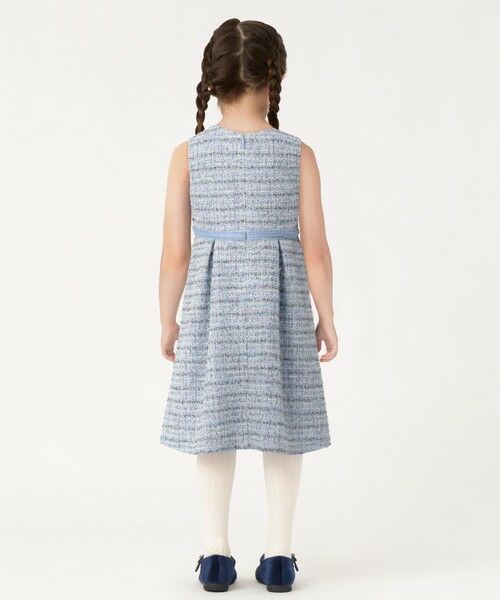 SHIPS / シップス ロング・マキシ丈ワンピース | SHIPS Colors:120〜130cm / オケージョン ツイード ワンピース | 詳細16