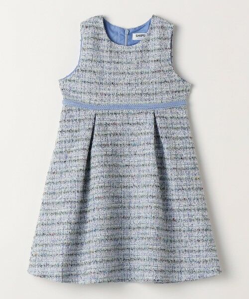 SHIPS / シップス ロング・マキシ丈ワンピース | SHIPS Colors:120〜130cm / オケージョン ツイード ワンピース | 詳細4
