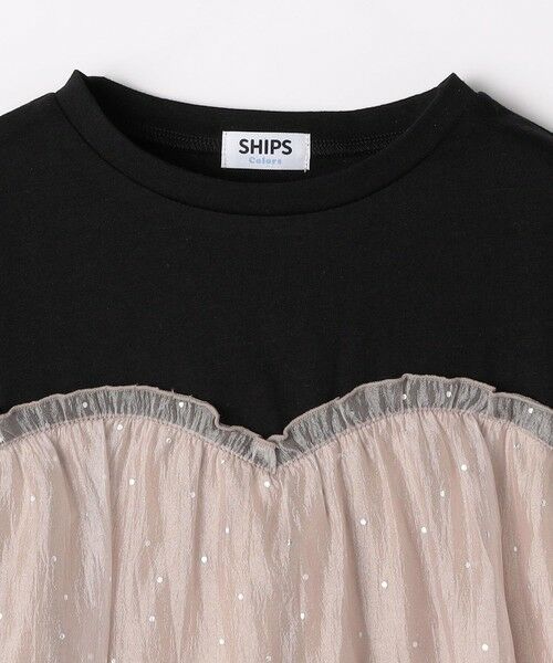 SHIPS / シップス ロング・マキシ丈ワンピース | SHIPS Colors:100〜140cm /〈洗濯機可能〉グリッター ドット ワンピース | 詳細5