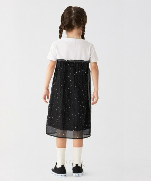 SHIPS / シップス ロング・マキシ丈ワンピース | SHIPS Colors:100〜140cm /〈洗濯機可能〉グリッター ドット ワンピース | 詳細15