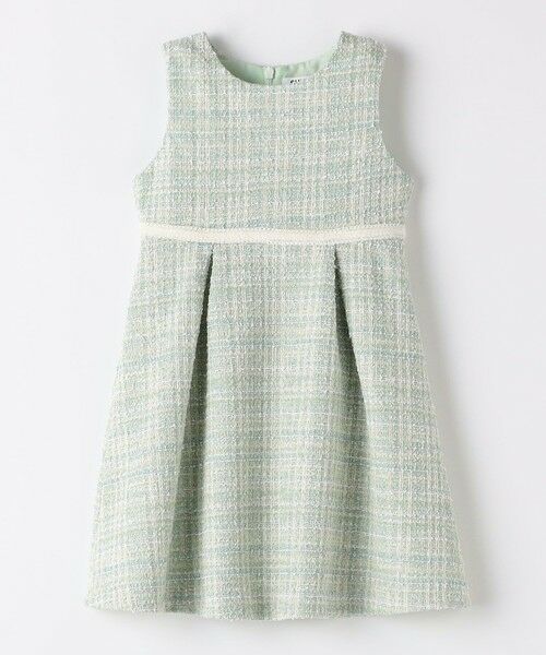 SHIPS / シップス ロング・マキシ丈ワンピース | SHIPS Colors:110〜130cm / オケージョン ツイードライク ワンピース | 詳細1