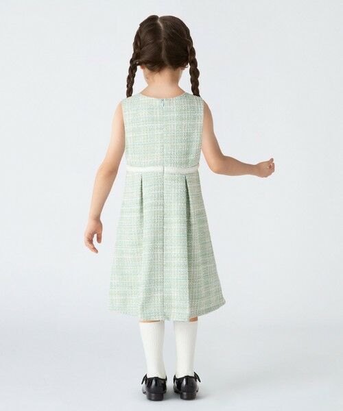 SHIPS / シップス ロング・マキシ丈ワンピース | SHIPS Colors:110〜130cm / オケージョン ツイードライク ワンピース | 詳細13