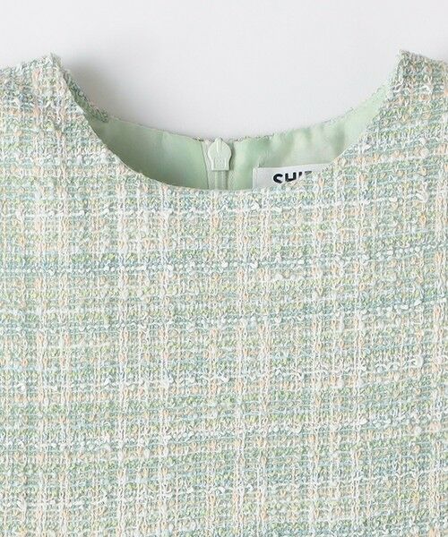 SHIPS / シップス ロング・マキシ丈ワンピース | SHIPS Colors:110〜130cm / オケージョン ツイードライク ワンピース | 詳細3