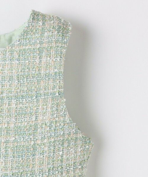 SHIPS / シップス ロング・マキシ丈ワンピース | SHIPS Colors:110〜130cm / オケージョン ツイードライク ワンピース | 詳細4