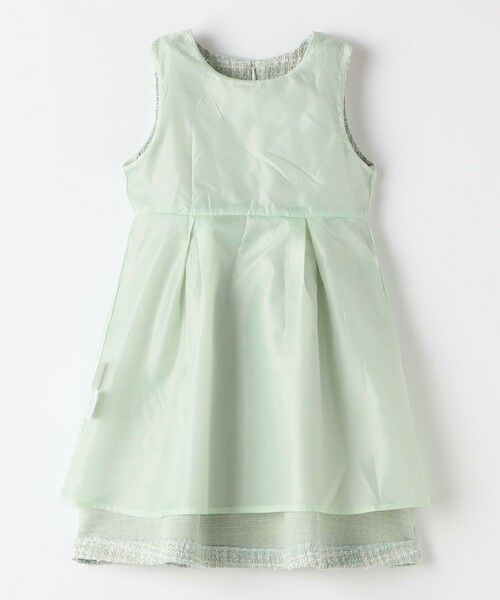 SHIPS / シップス ロング・マキシ丈ワンピース | SHIPS Colors:110〜130cm / オケージョン ツイードライク ワンピース | 詳細7