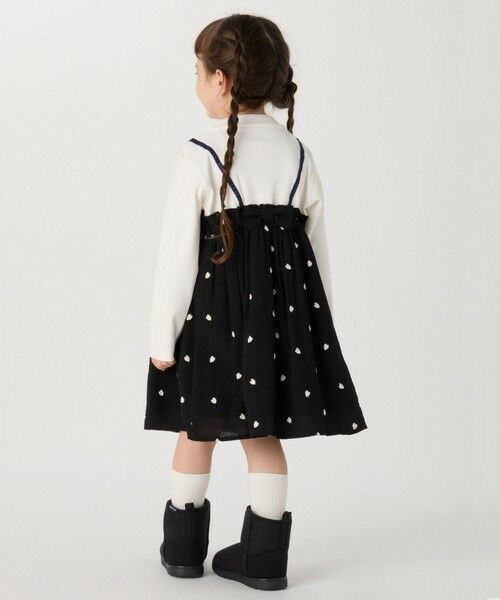 SHIPS / シップス ロング・マキシ丈ワンピース | SHIPS Colors: 100〜140cm /〈洗濯機可能〉ハート エンブロイダリー ワンピース | 詳細5