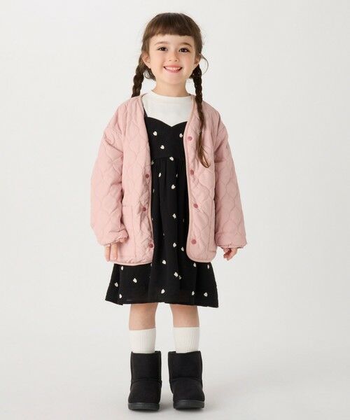 SHIPS / シップス ロング・マキシ丈ワンピース | SHIPS Colors: 100〜140cm /〈洗濯機可能〉ハート エンブロイダリー ワンピース | 詳細6