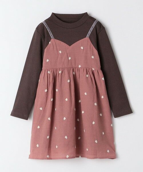 SHIPS / シップス ロング・マキシ丈ワンピース | SHIPS Colors: 100〜140cm /〈洗濯機可能〉ハート エンブロイダリー ワンピース | 詳細7