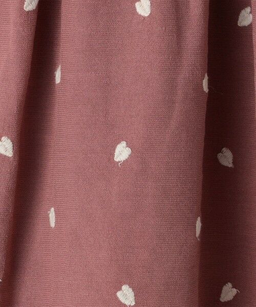 SHIPS / シップス ロング・マキシ丈ワンピース | SHIPS Colors: 100〜140cm /〈洗濯機可能〉ハート エンブロイダリー ワンピース | 詳細10