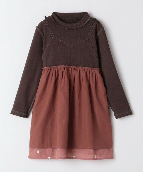 SHIPS / シップス ロング・マキシ丈ワンピース | SHIPS Colors: 100〜140cm /〈洗濯機可能〉ハート エンブロイダリー ワンピース | 詳細14