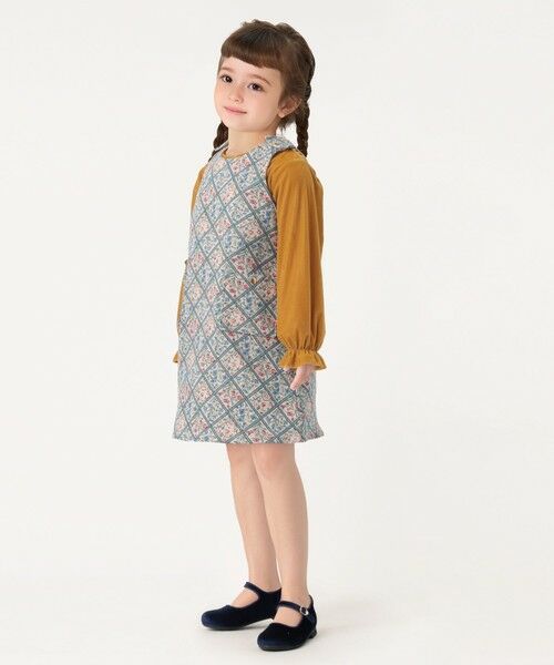 SHIPS / シップス ロング・マキシ丈ワンピース | SHIPS Colors:100〜130cm /〈洗濯機可能〉ジャカード Aライン ワンピース◇ | 詳細11