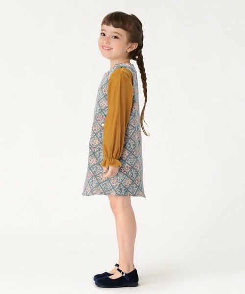 SHIPS / シップス ロング・マキシ丈ワンピース | SHIPS Colors:100〜130cm /〈洗濯機可能〉ジャカード Aライン ワンピース◇ | 詳細13