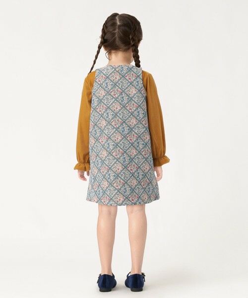 SHIPS / シップス ロング・マキシ丈ワンピース | SHIPS Colors:100〜130cm /〈洗濯機可能〉ジャカード Aライン ワンピース◇ | 詳細14